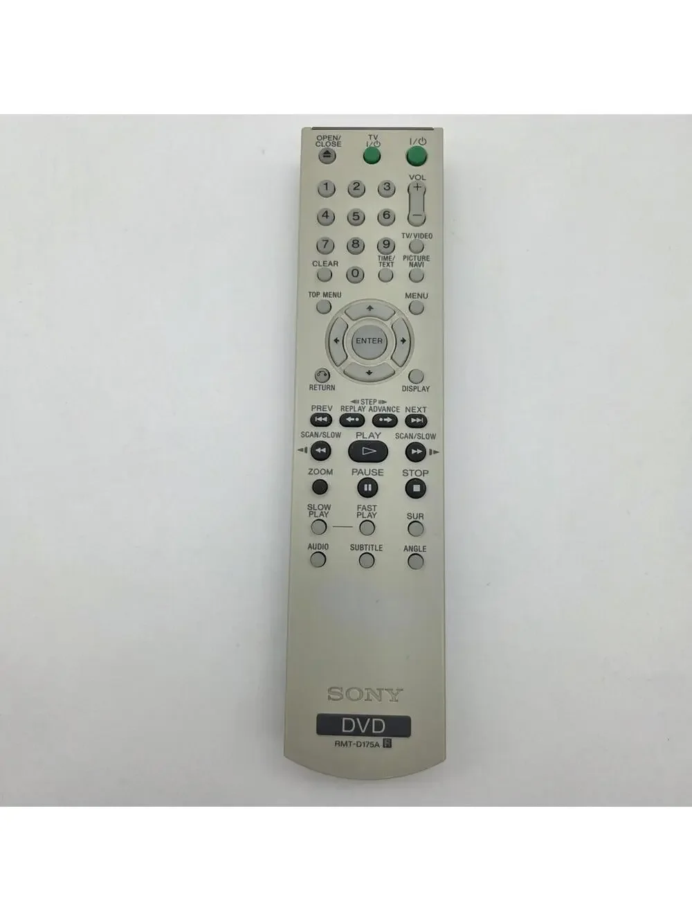 Genuine Sony RMT-D175A DVD Remote Control for DVP-NS57P DVP-CX995V - Tested OEM